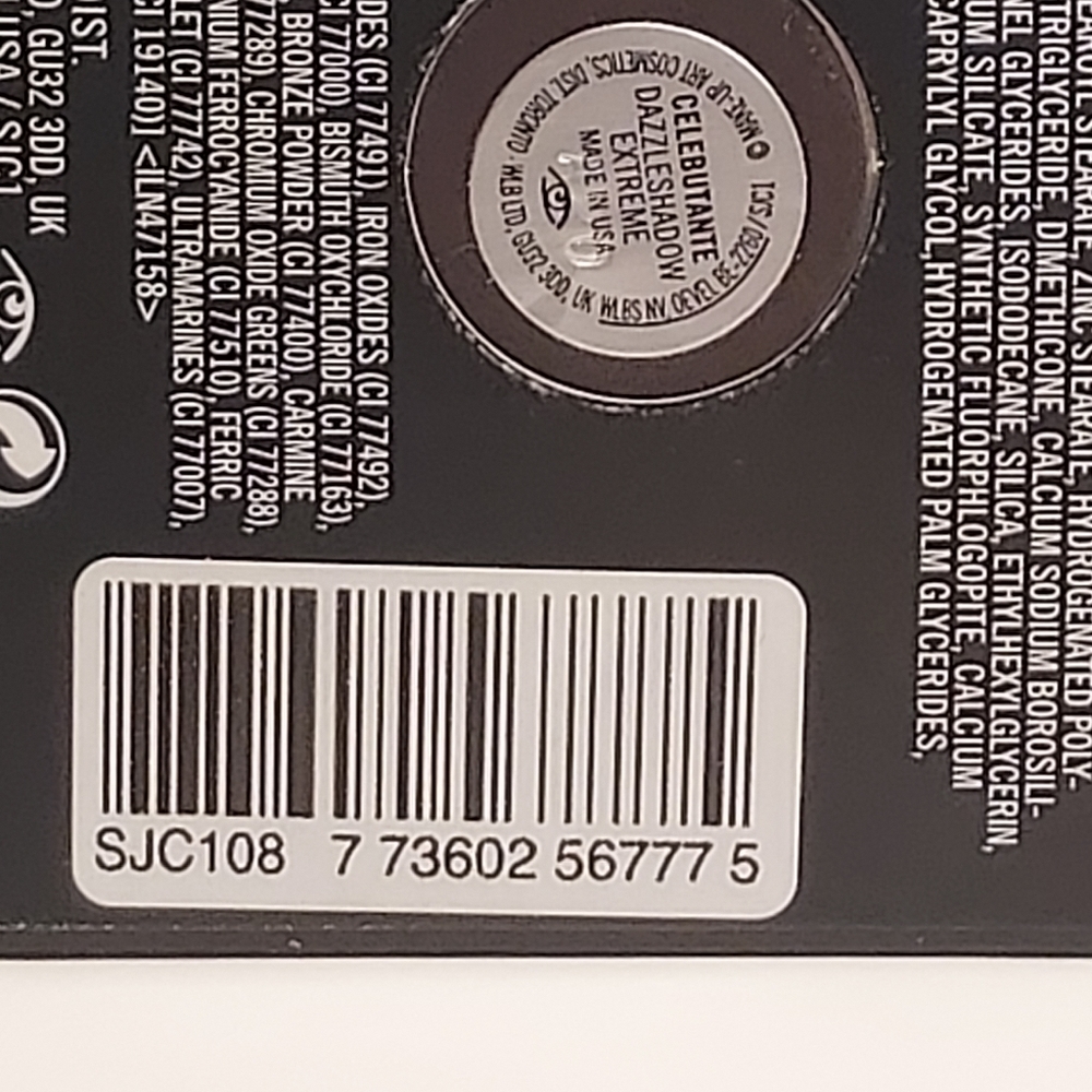 MAC Dazzleshadow Extreme Eye Shadow Palette Refill *CELEBUTANTE* - Picture 4 of 4